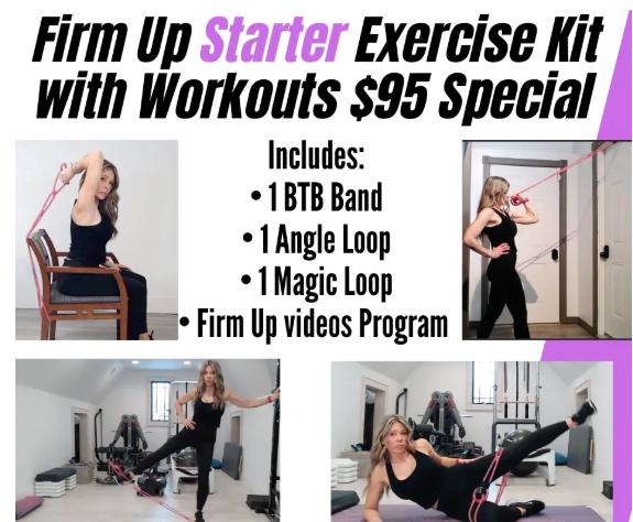Firm Up Starter Exercise Kit with Workouts