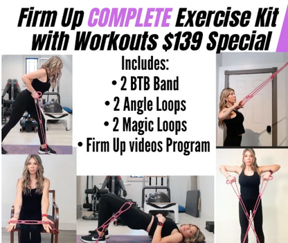 Firm Up Complete Exercise Kit - 30 Day Workouts Included