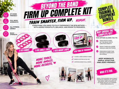 Firm Up Complete Exercise Kit - 30 Day Workouts Included