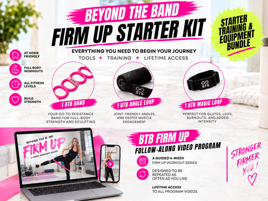 Firm Up Starter Exercise Kit - 30 Day Workouts Included
